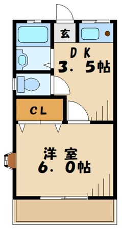 リーフハウスの物件間取画像